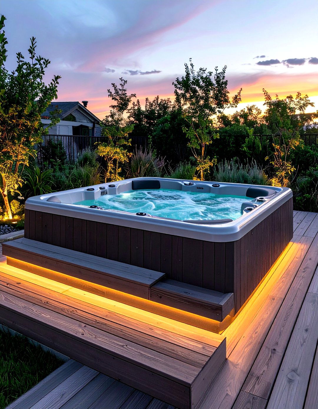 Hot Tub - 30 deck decor ideas