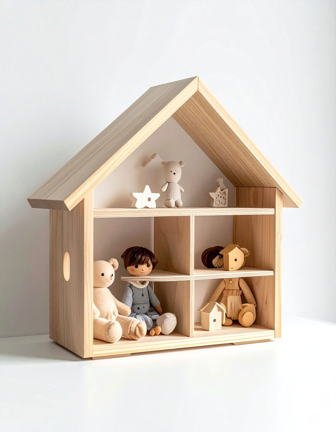 House shaped nursery shelf - 30 nursery shelf ideas