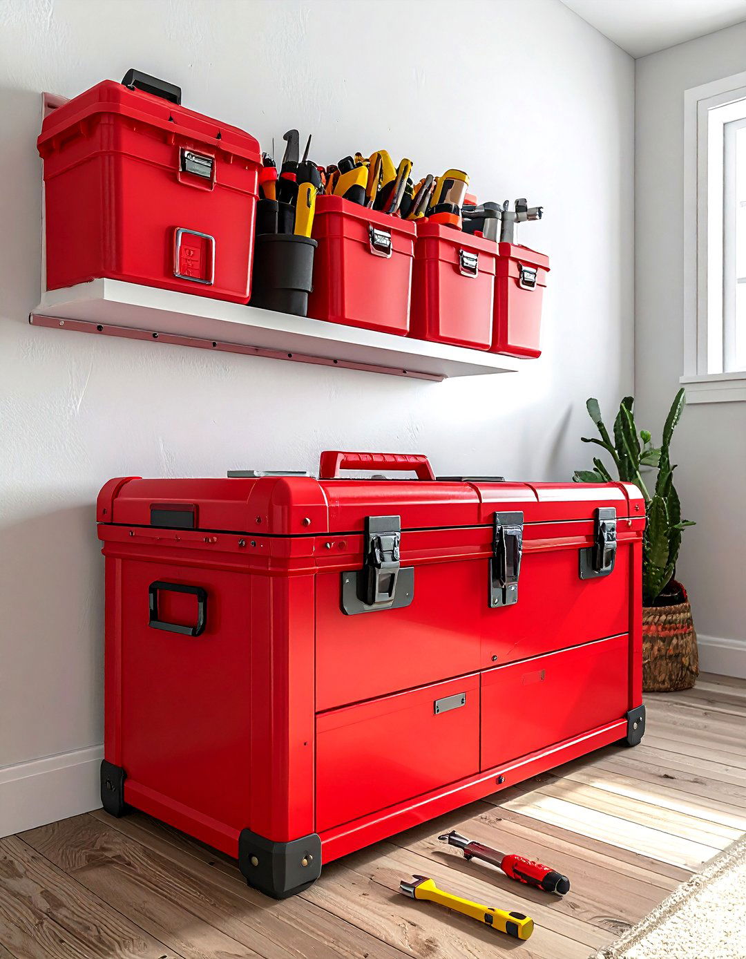Household Tool Storage Box - 30 living room closet organization
