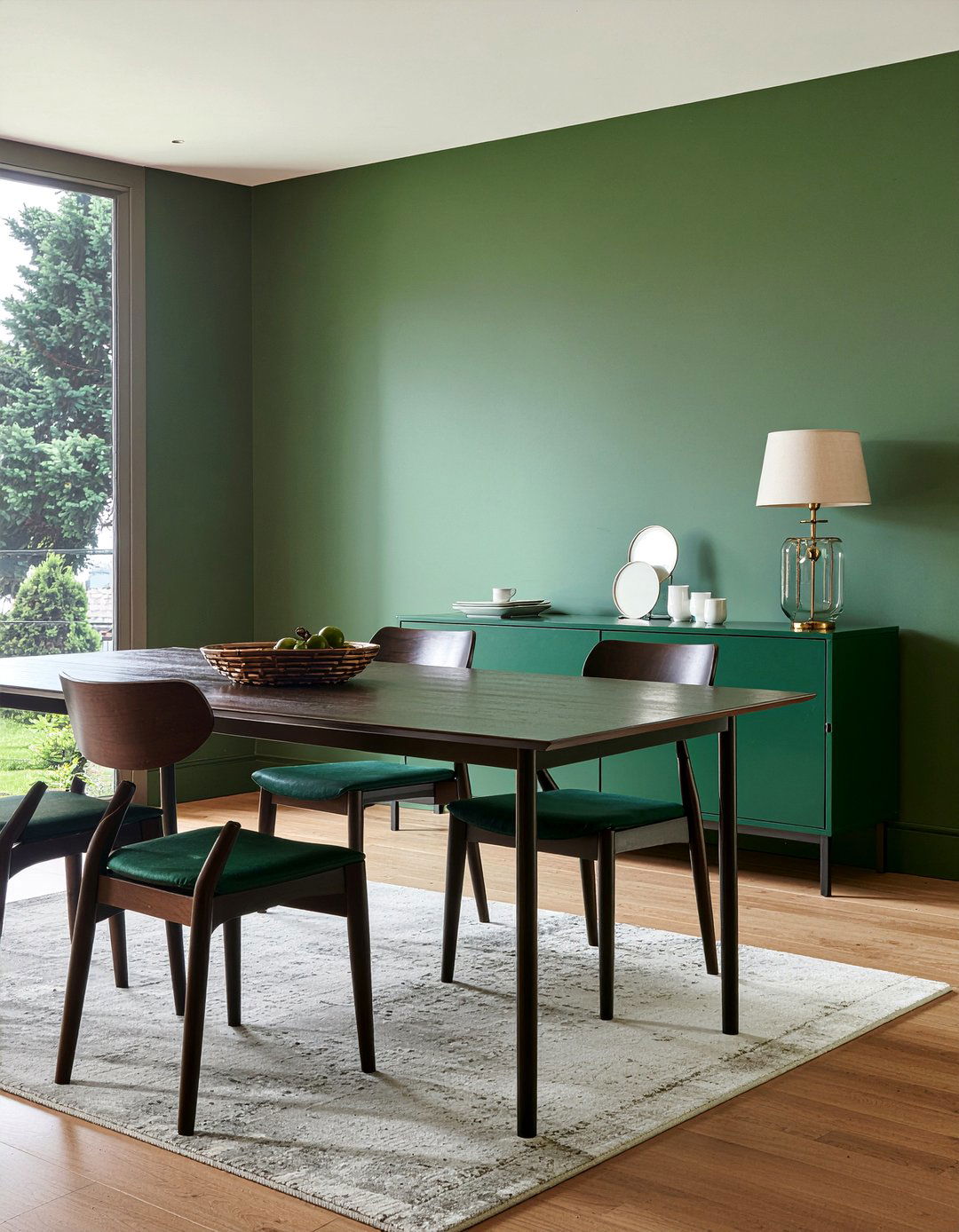 Hunter Green Dining Buffet Table - 30 hunter green dining room ideas