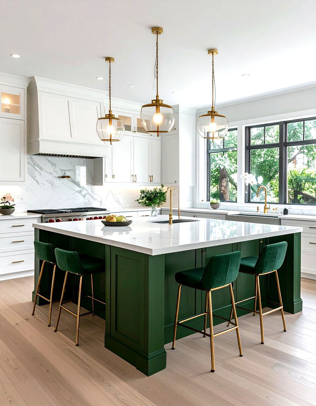 Hunter Green Kitchen Island - 30 hunter green kitchen ideas