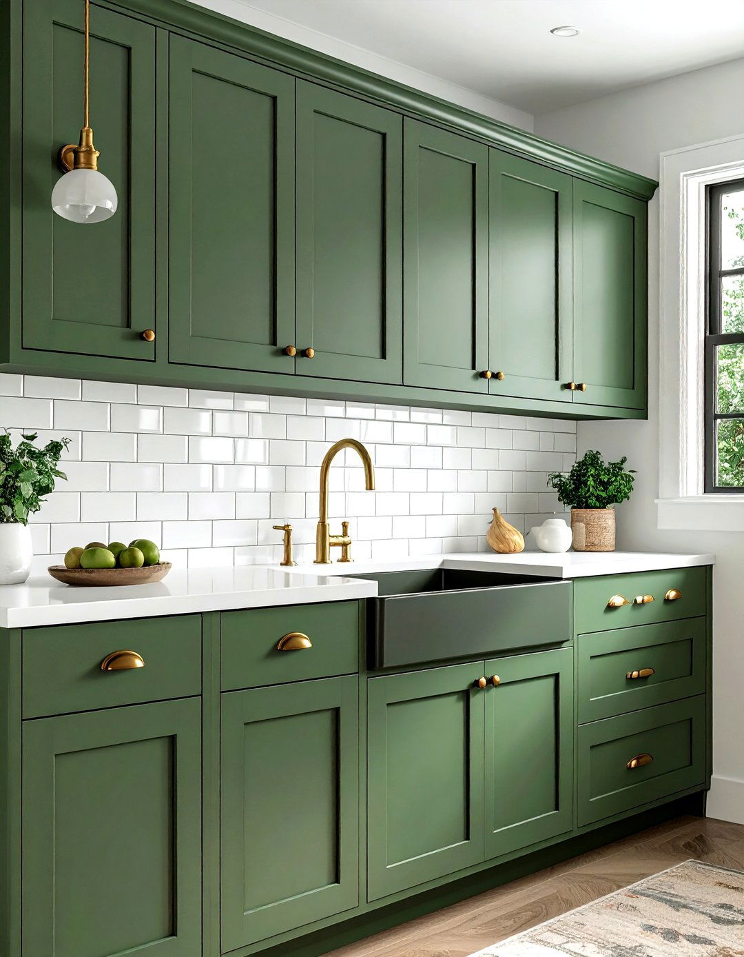 Hunter Green Shaker Cabinets - 30 hunter green kitchen ideas