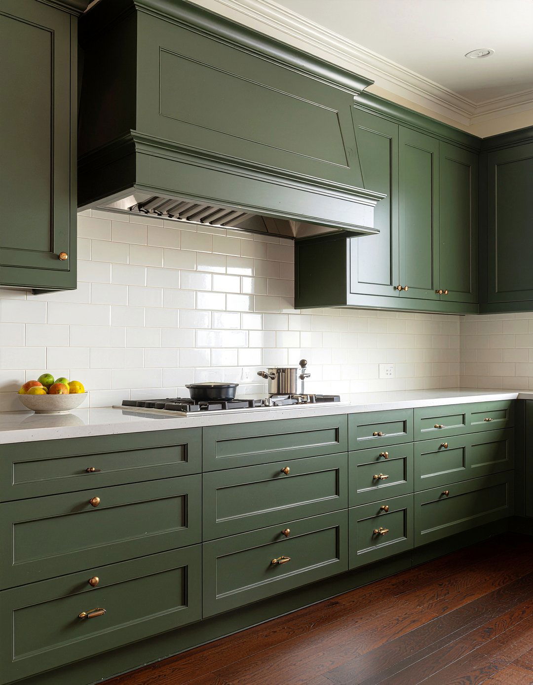 Hunter green kitchen cabinets - 30 green kitchen cabinet ideas