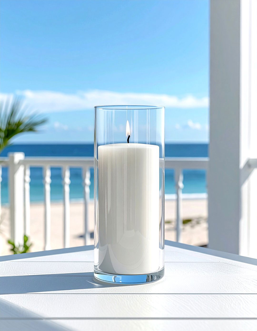 Hurricane glass vase - 30 glass vase ideas