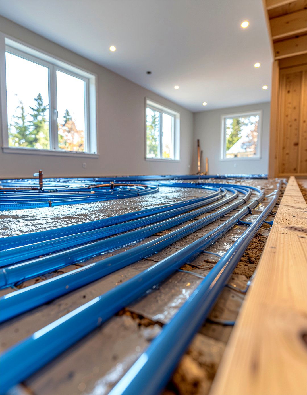 Hydronic radiant floor system - 30 bathroom heated floor ideas