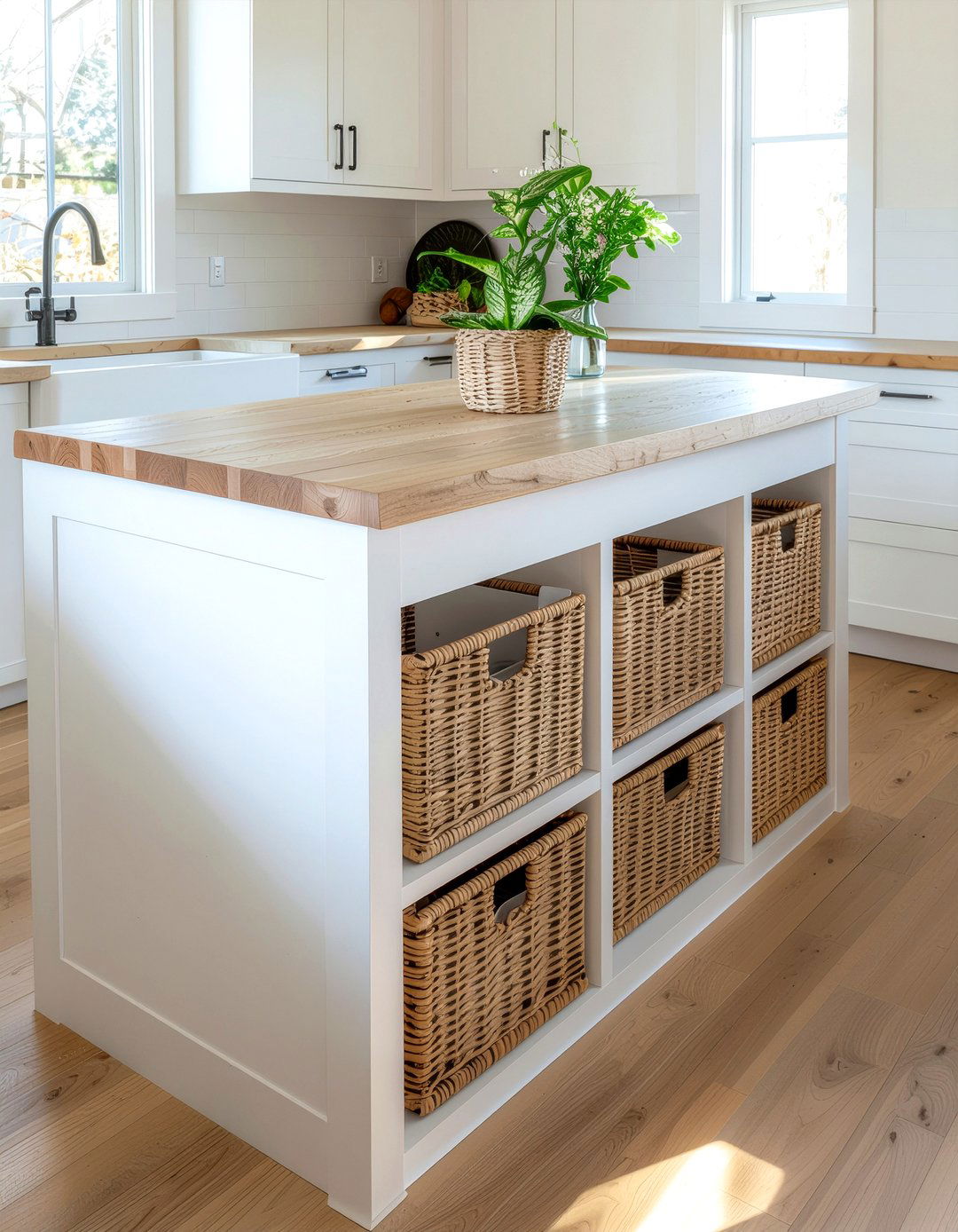IKEA Kallax Kitchen Island Hack - 30 DIY kitchen island ideas