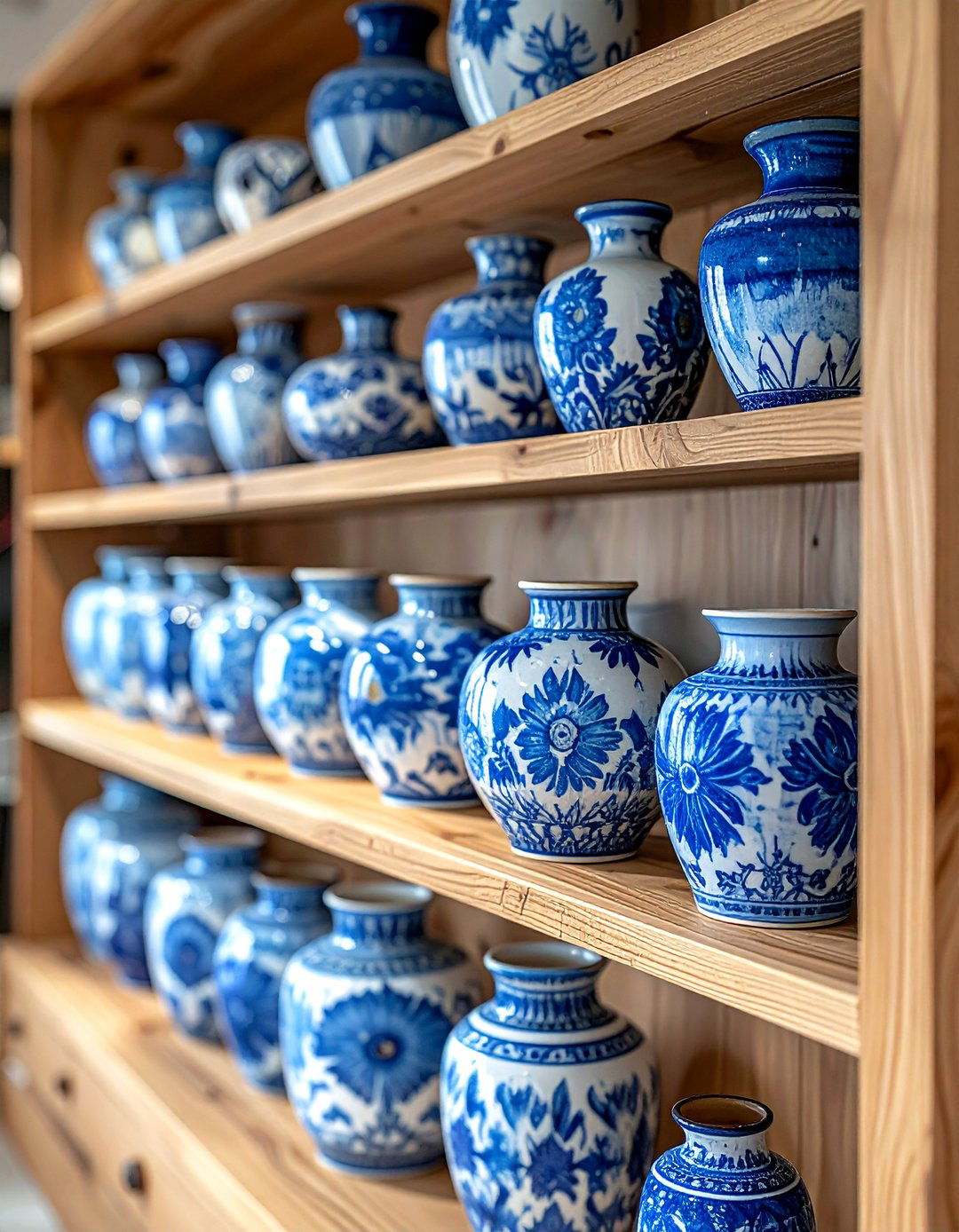 Ikat ceramic vase - 30 ikat decor ideas