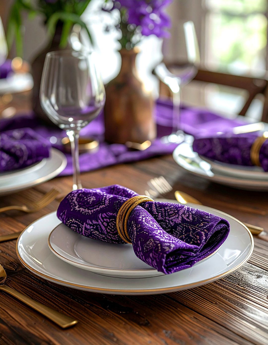 Ikat cloth napkins - 30 ikat decor ideas