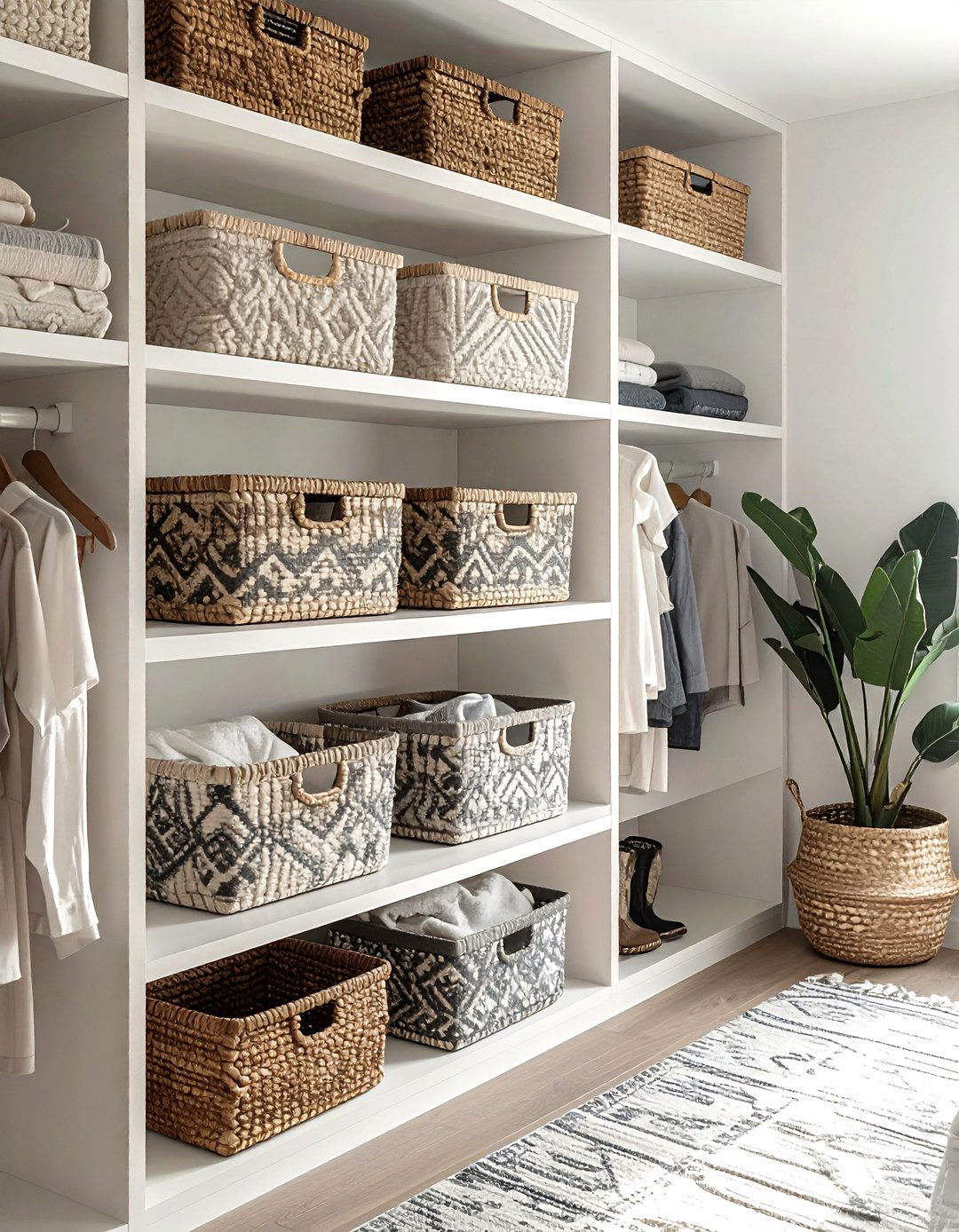 Ikat storage basket - 30 ikat decor ideas