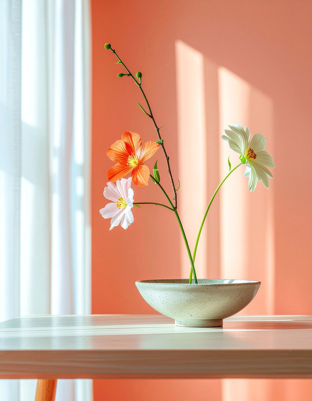 Ikebana Flower Arrangement - 30 Japanese dining room ideas