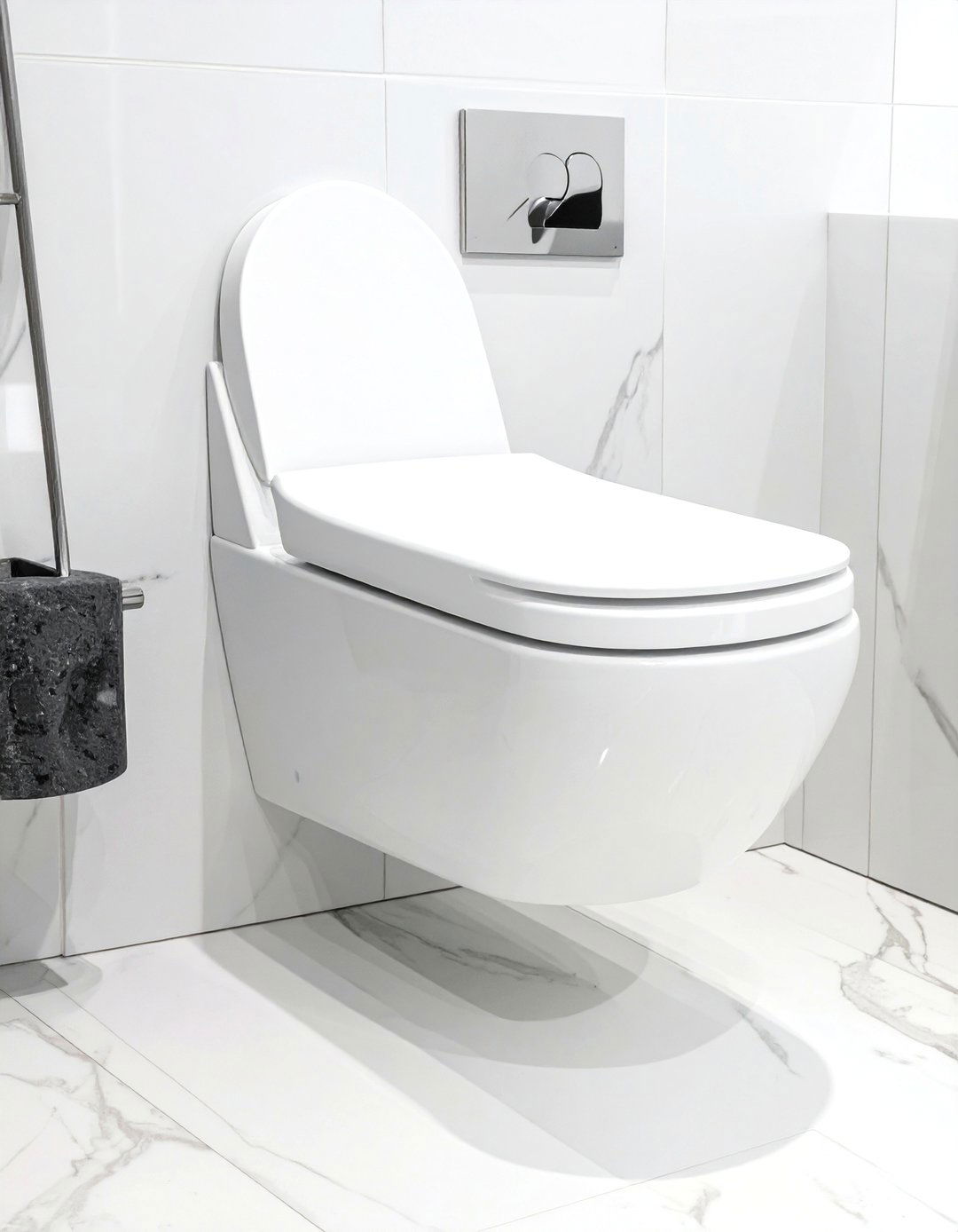 In wall toilet tank - 30 bathroom plumbing ideas