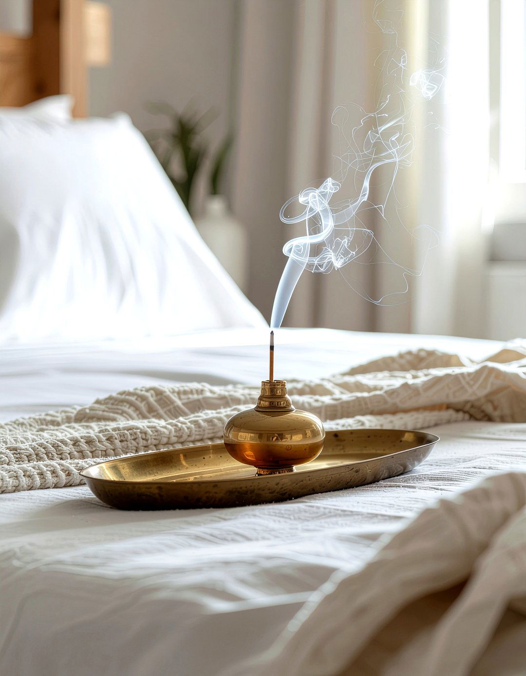 Incense holder - 30 meditation bedroom ideas