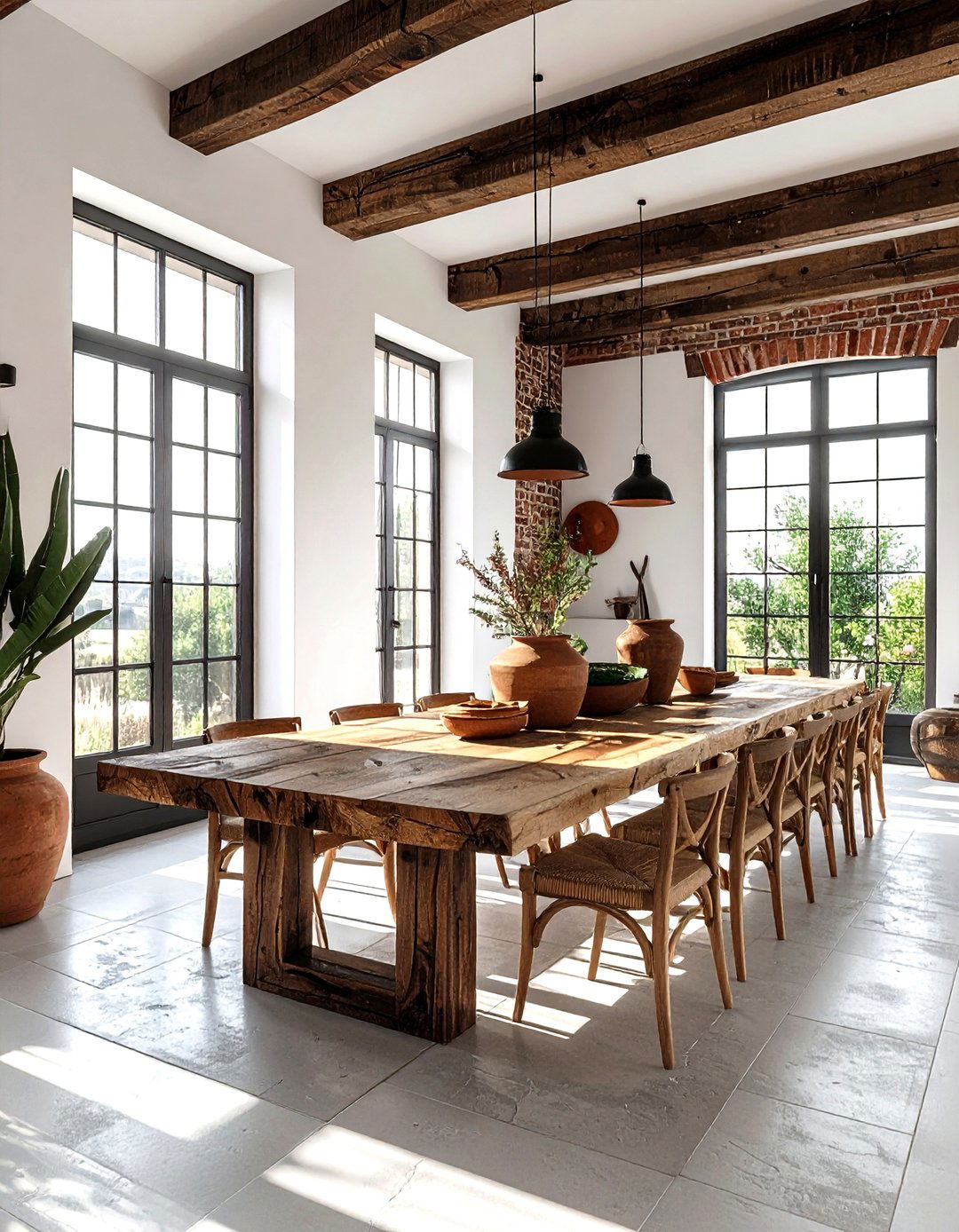 Indian Farmhouse Dining Room - 30 Indian dining room ideas