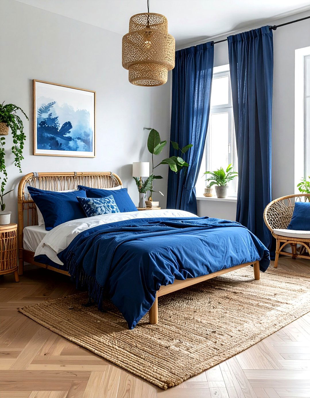 Indigo Blue Bedroom - 30 blue bedroom decor ideas