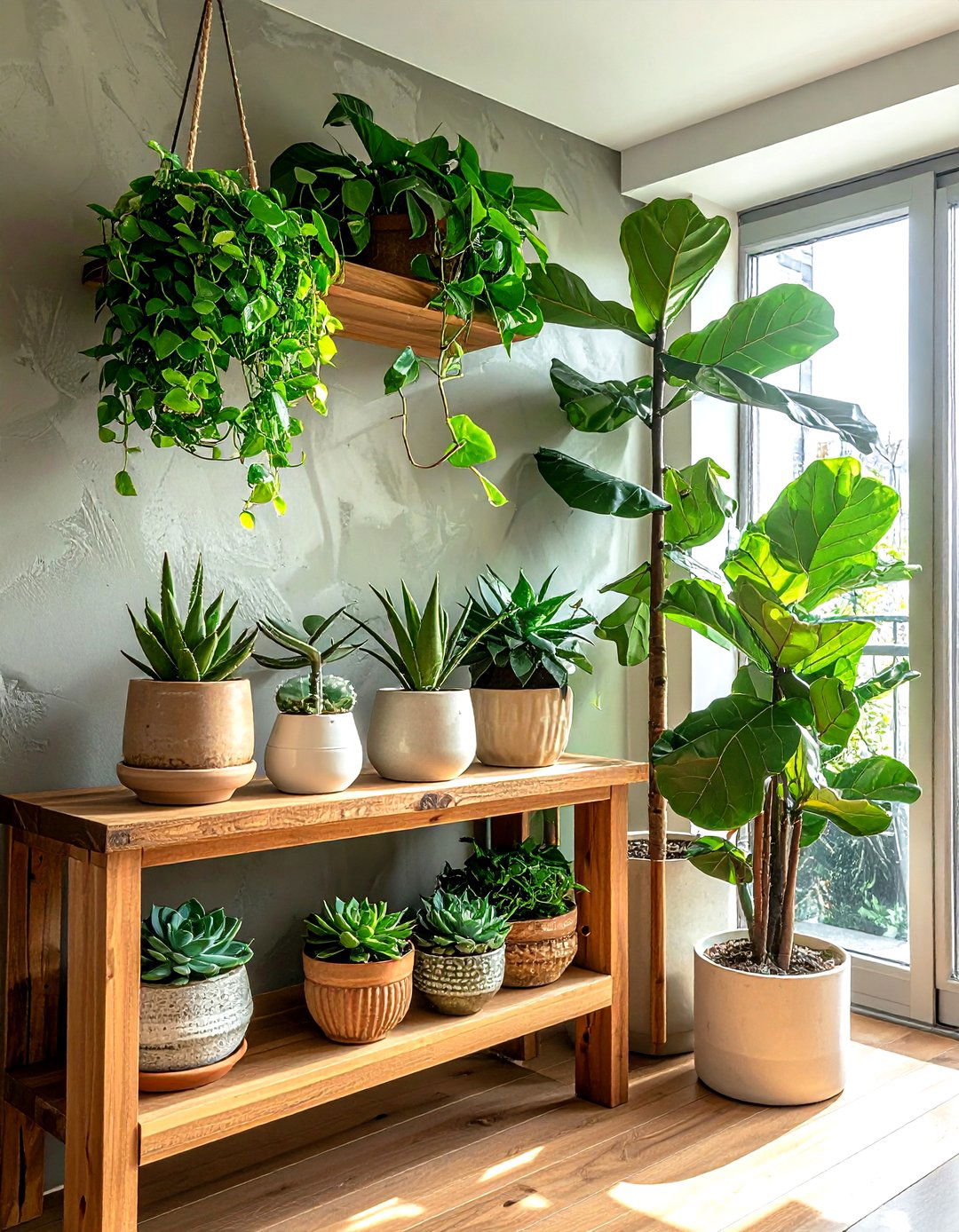 Indoor Apartment Plants - 30 apartment decor ideas