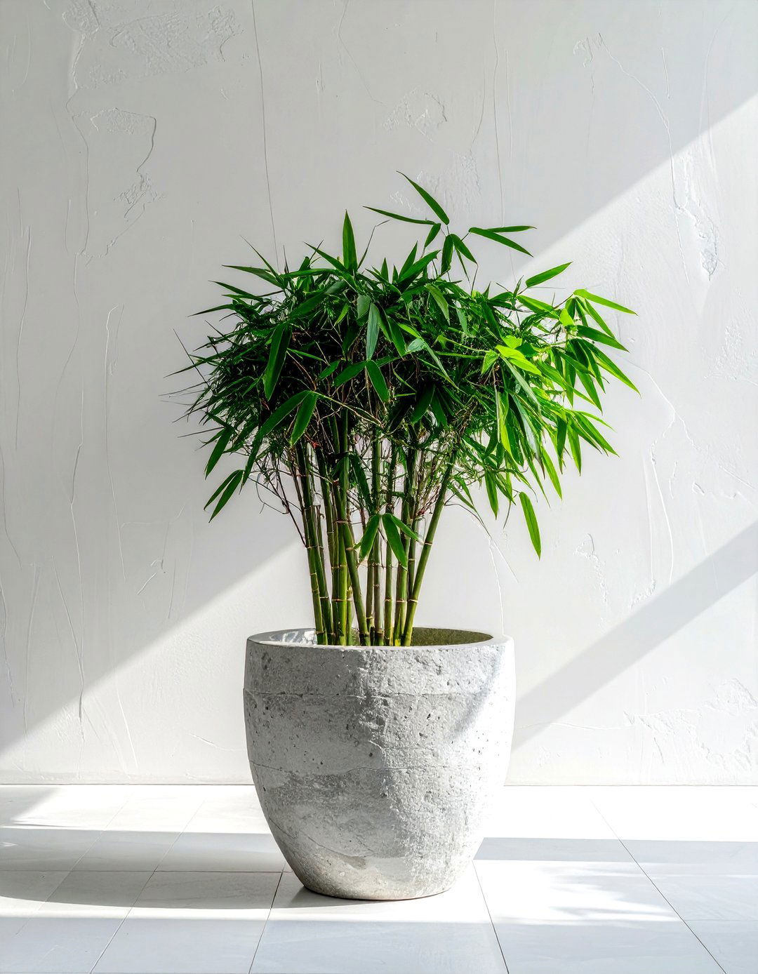 Indoor Bamboo Plant - 30 Japanese minimalist decor ideas