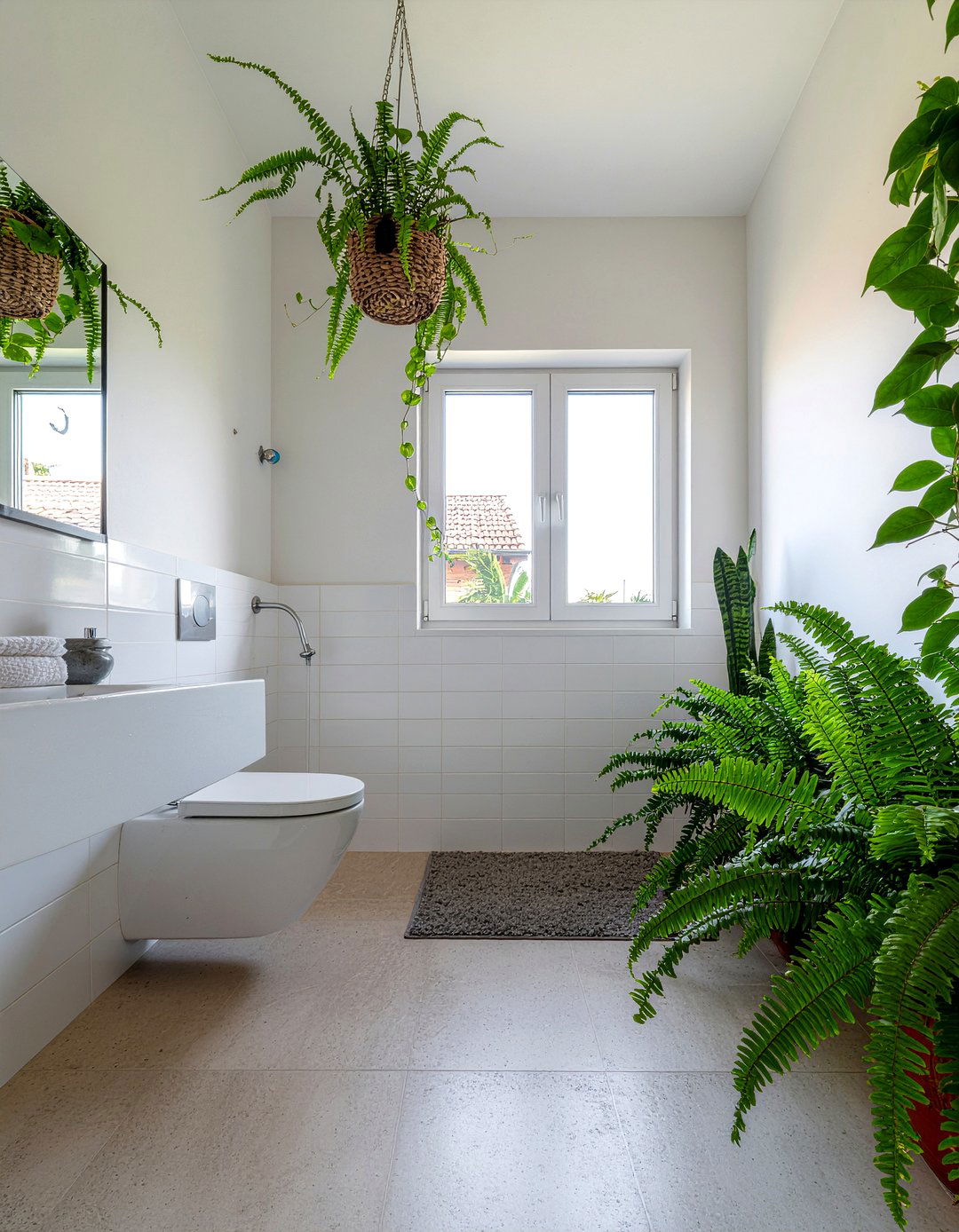 Indoor Bathroom Plants - 30 bathroom decor ideas