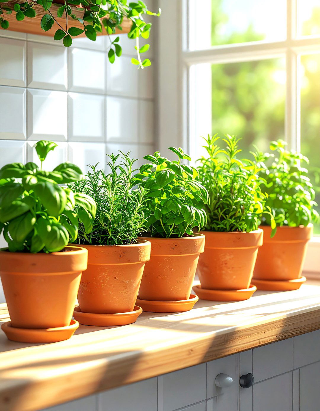 Indoor Kitchen Herb Garden - 30 peaceful kitchen ideas
