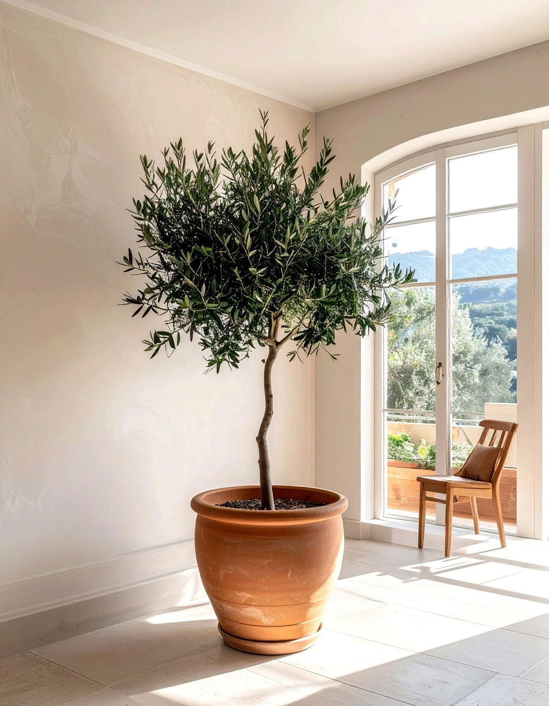 Indoor Olive Tree - 30 Provencal dining room ideas