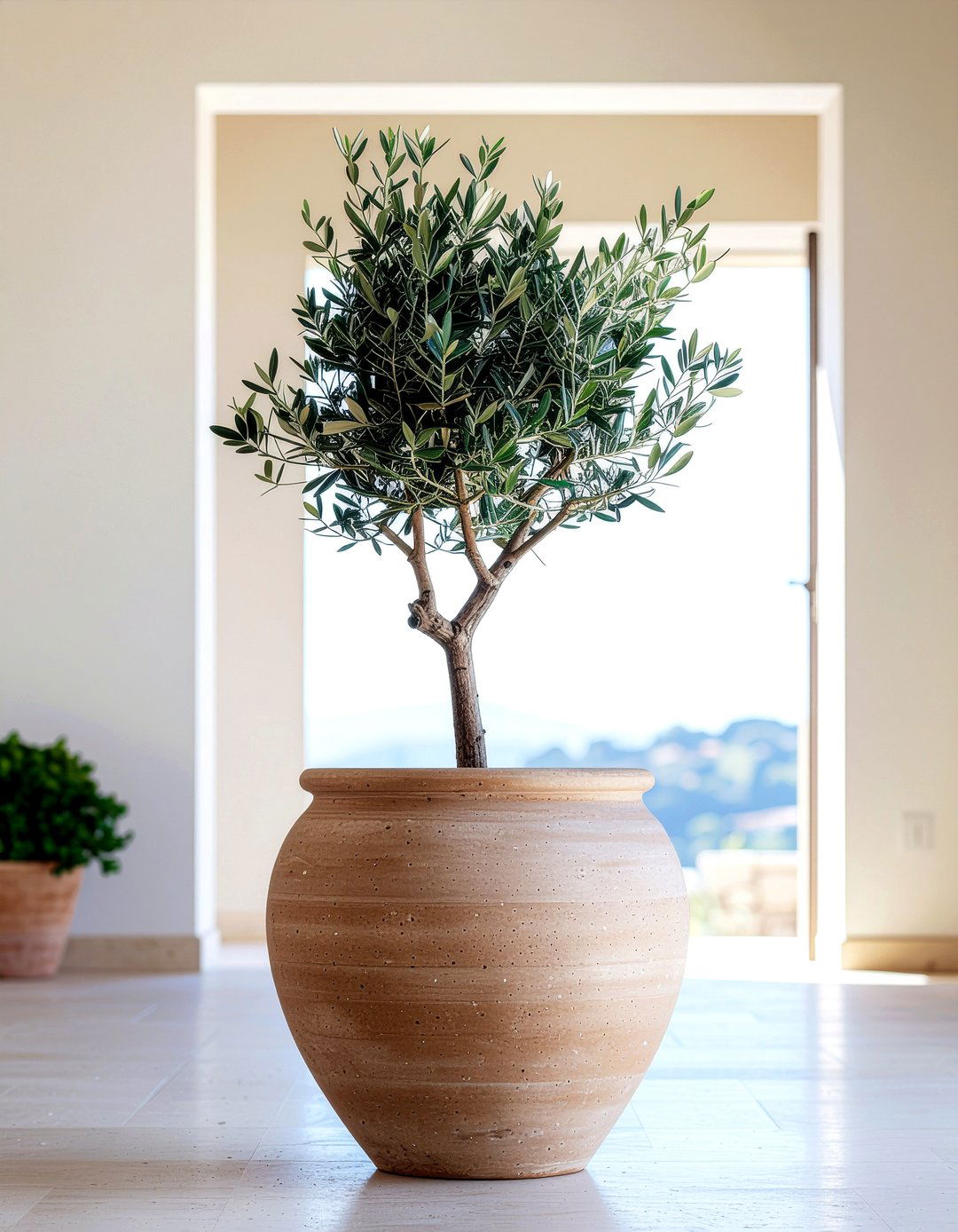 Indoor Olive Tree - 30 elegant decor ideas