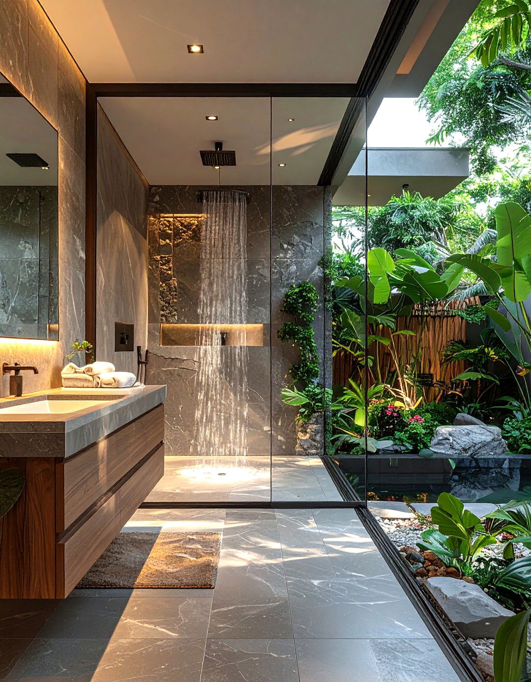 Indoor Outdoor Bathroom - 30 unique bathroom ideas