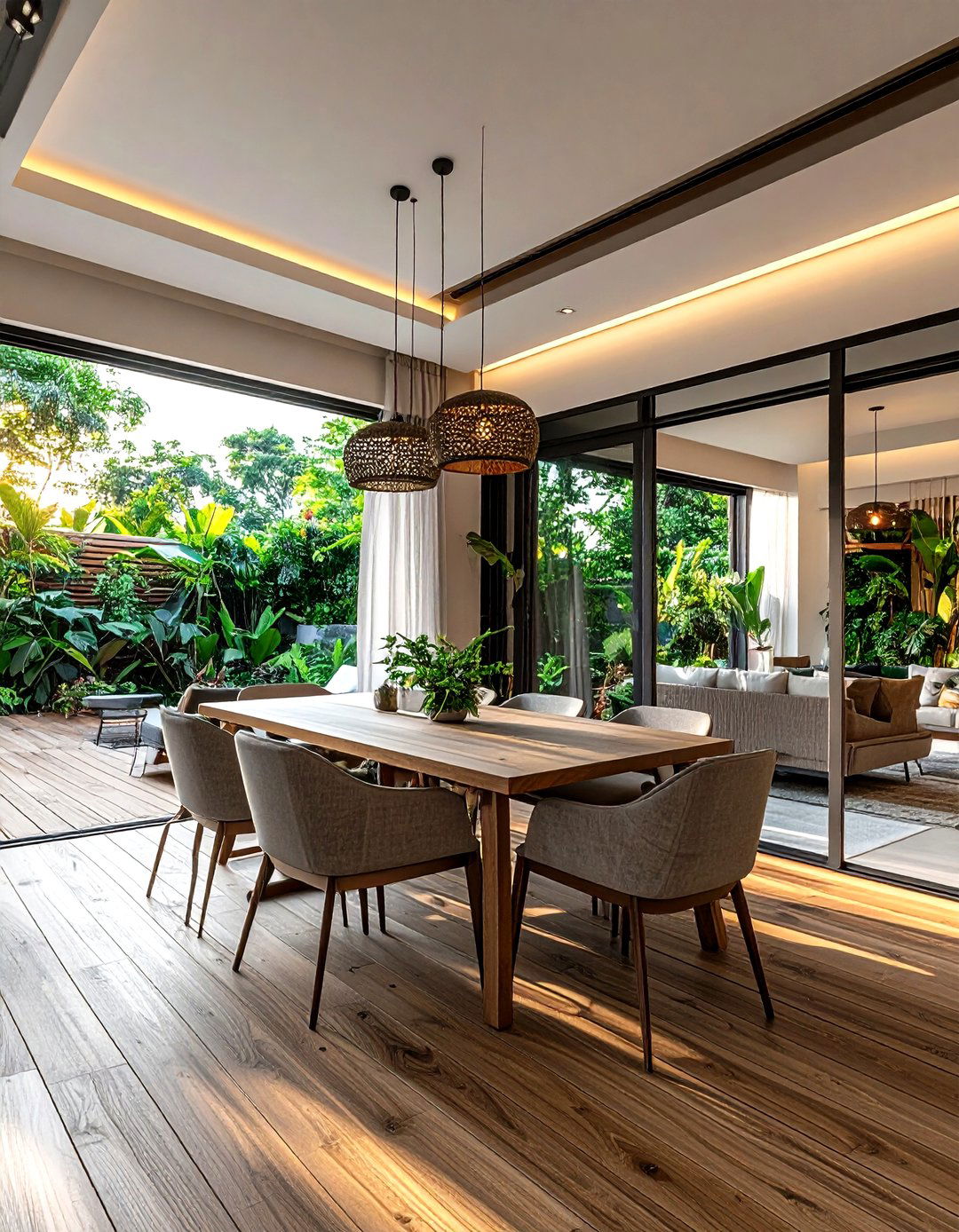 Indoor Outdoor Dining - 30 small dining room ideas