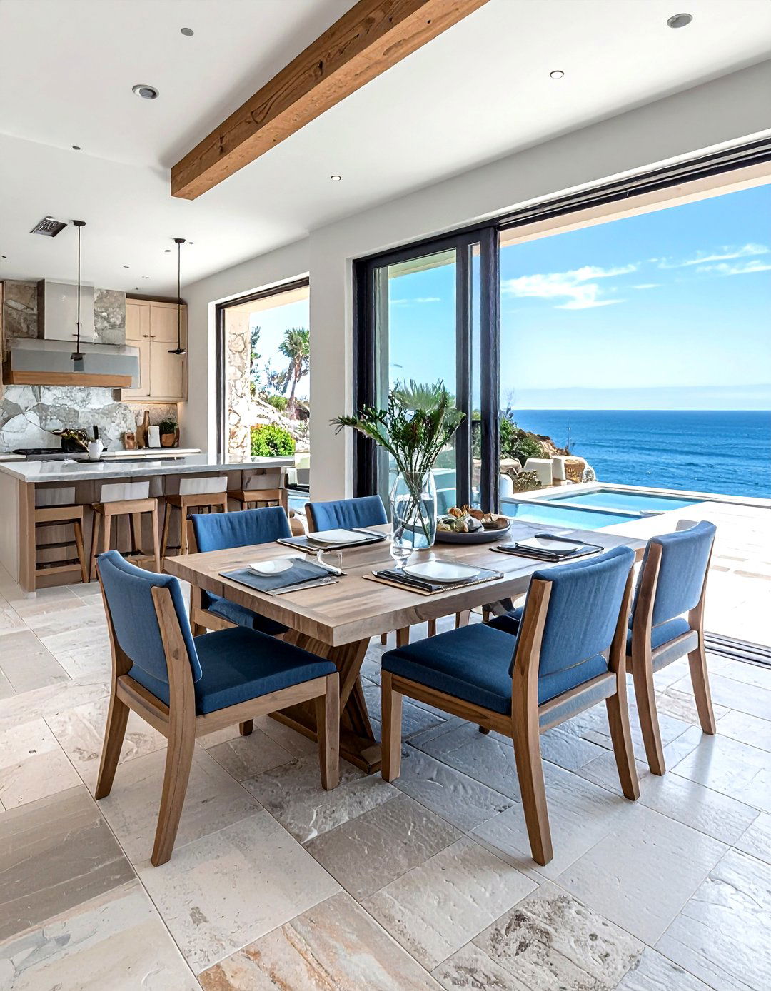 Indoor Outdoor Dining Area - 30 Malibu dining room ideas