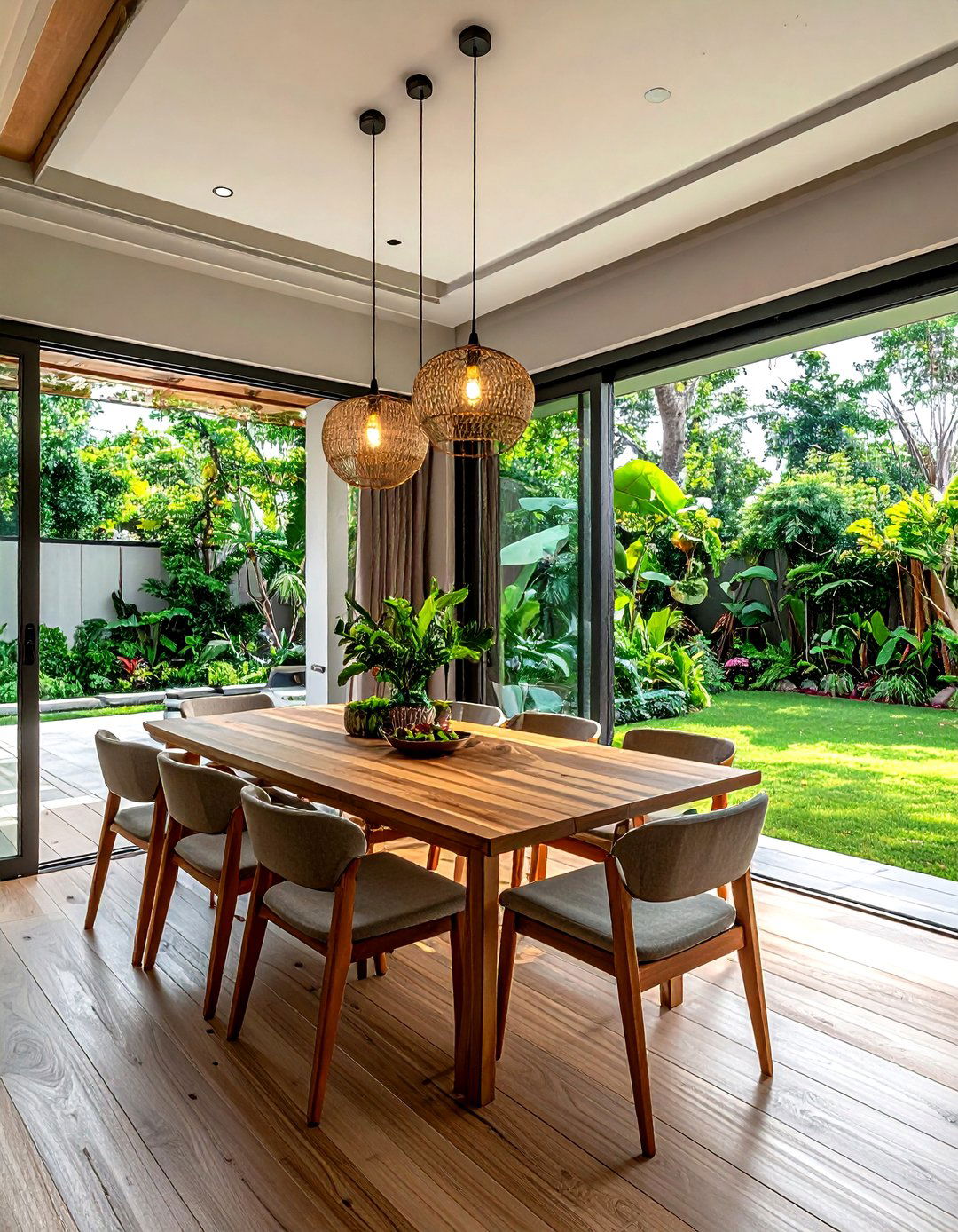 Indoor Outdoor Dining Room - 30 attainable dining room ideas