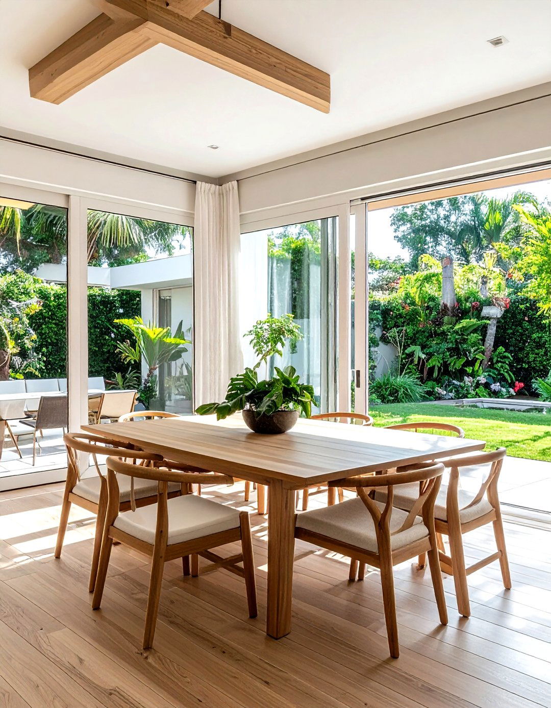 Indoor Outdoor Dining Room - 30 breathtaking dining room ideas