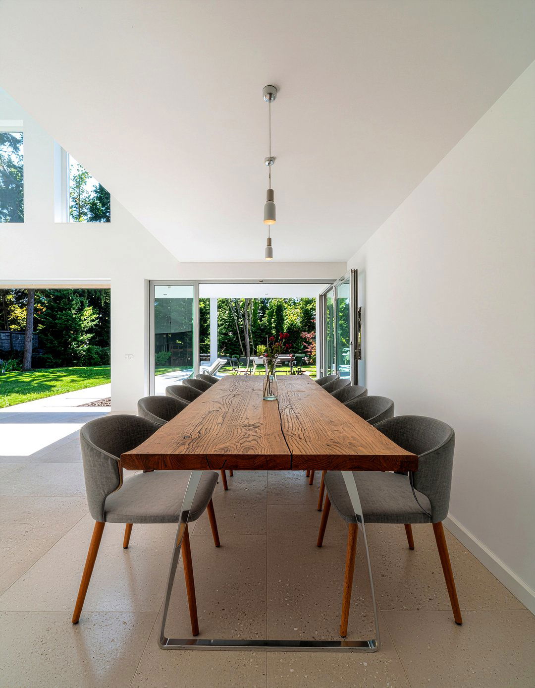 Indoor Outdoor Dining Room - 30 custom home dining room ideas