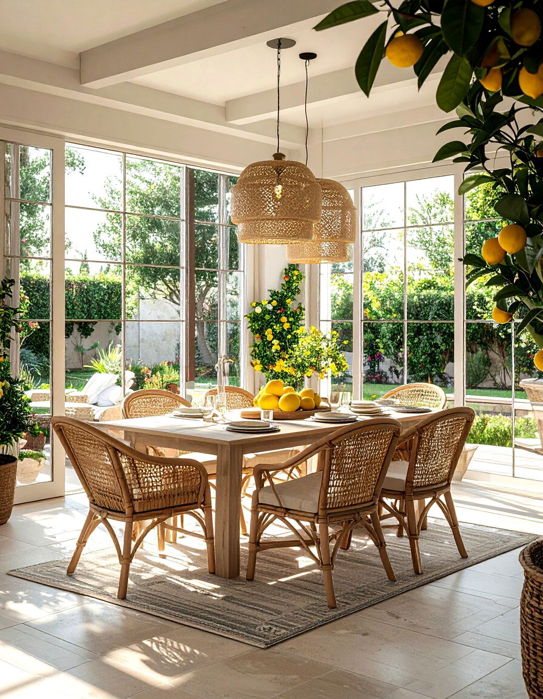 Indoor Outdoor Dining Space - 30 dining room casual entertaining ideas