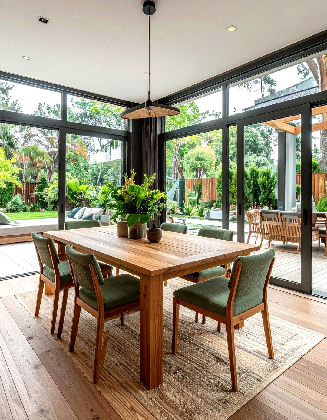 Indoor Outdoor Dining Space - 30 versatile dining room ideas