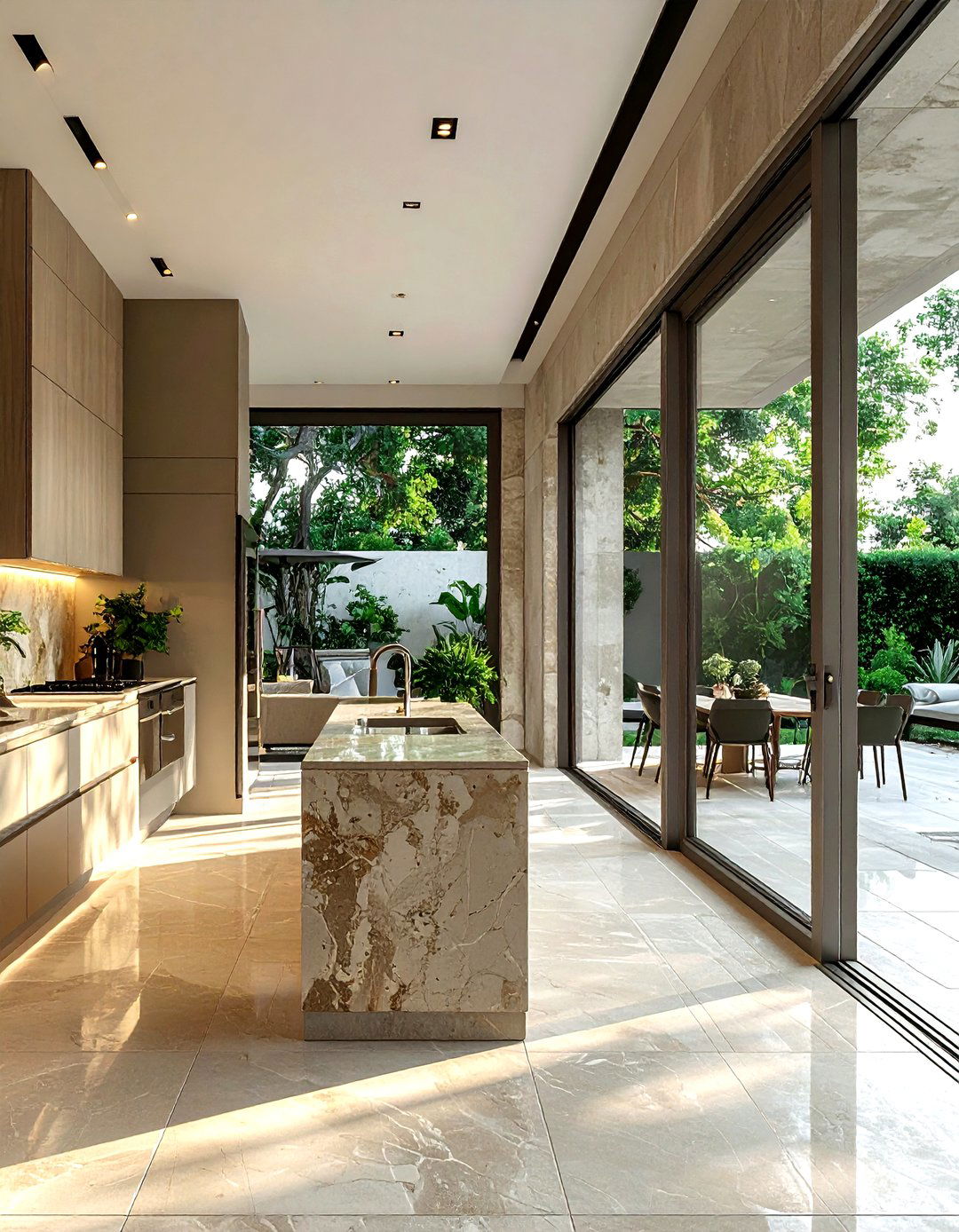 Indoor Outdoor Kitchen - 30 kitchen room settings