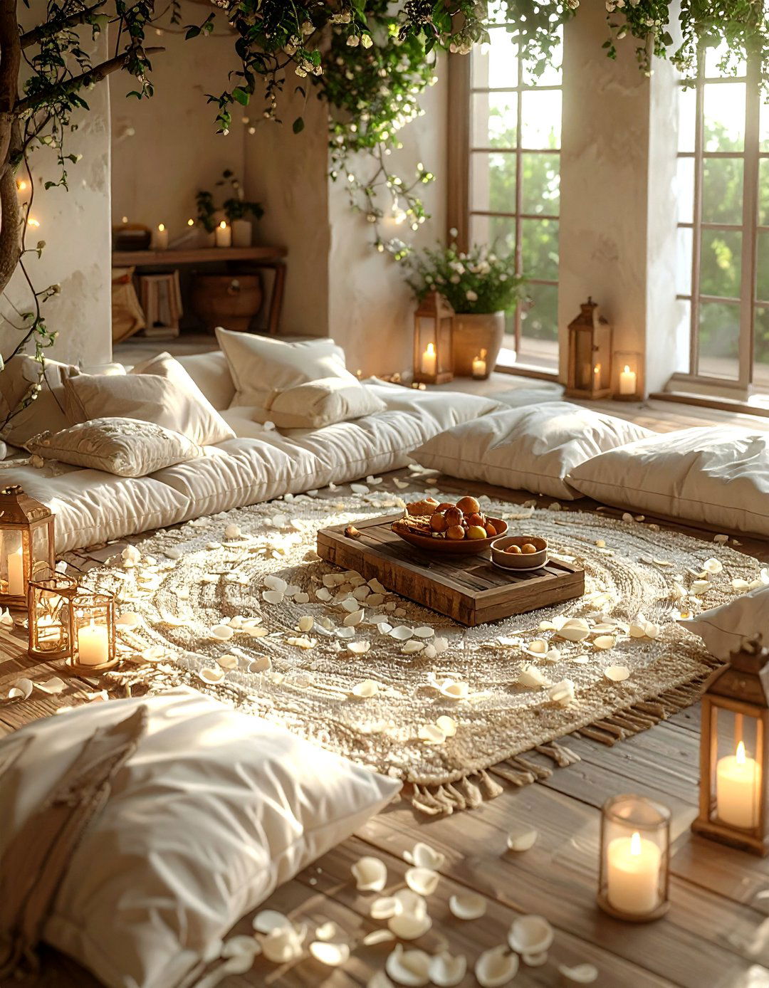 Indoor Picnic Setup - 30 romantic decor ideas