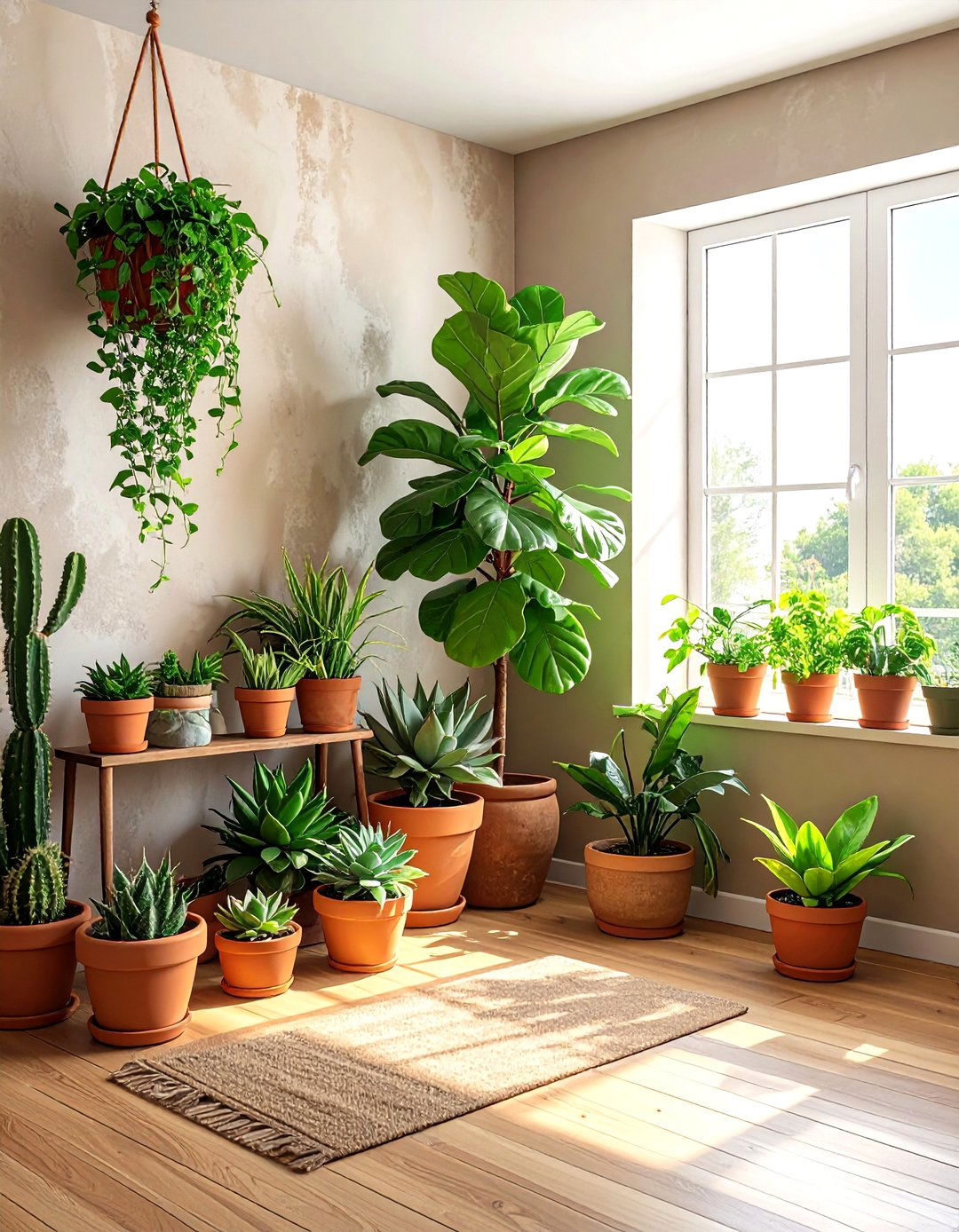Indoor Plant Corner - 30 relaxing decor ideas