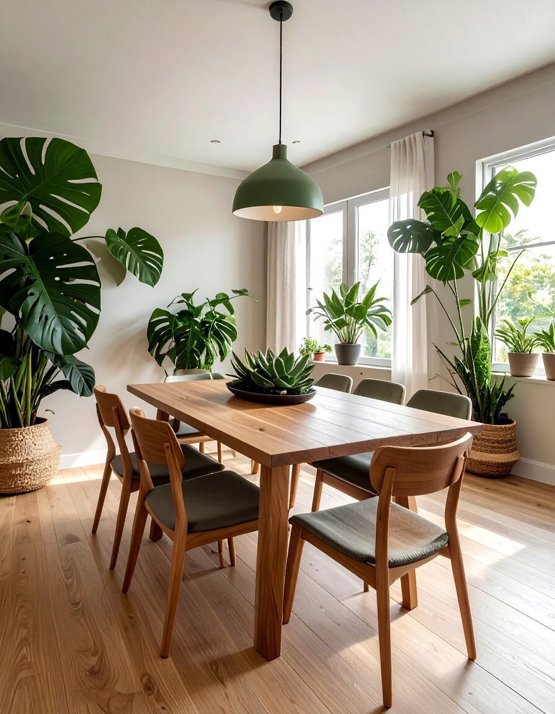 Indoor Plant Dining Decor - 30 Korean dining room ideas
