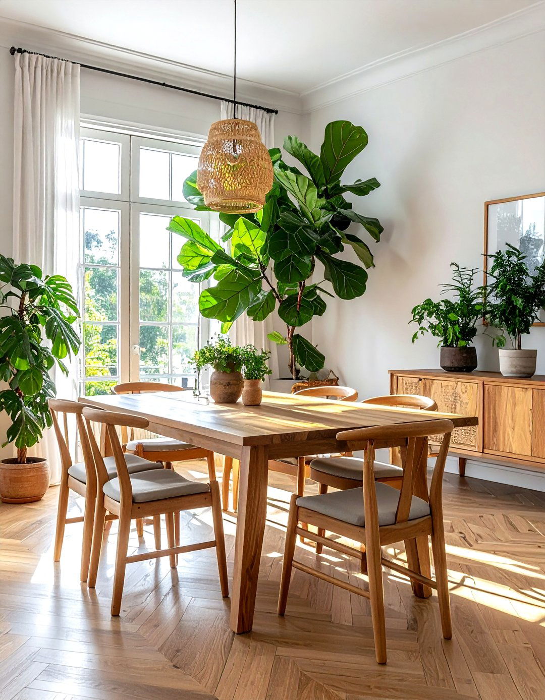 Indoor Plant Dining Room - 30 real life dining room ideas