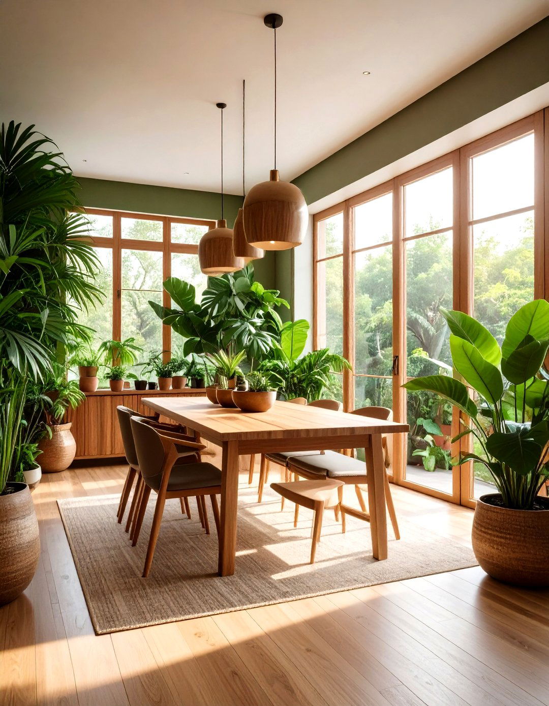 Indoor Plant Dining Room - 30 livable dining room ideas