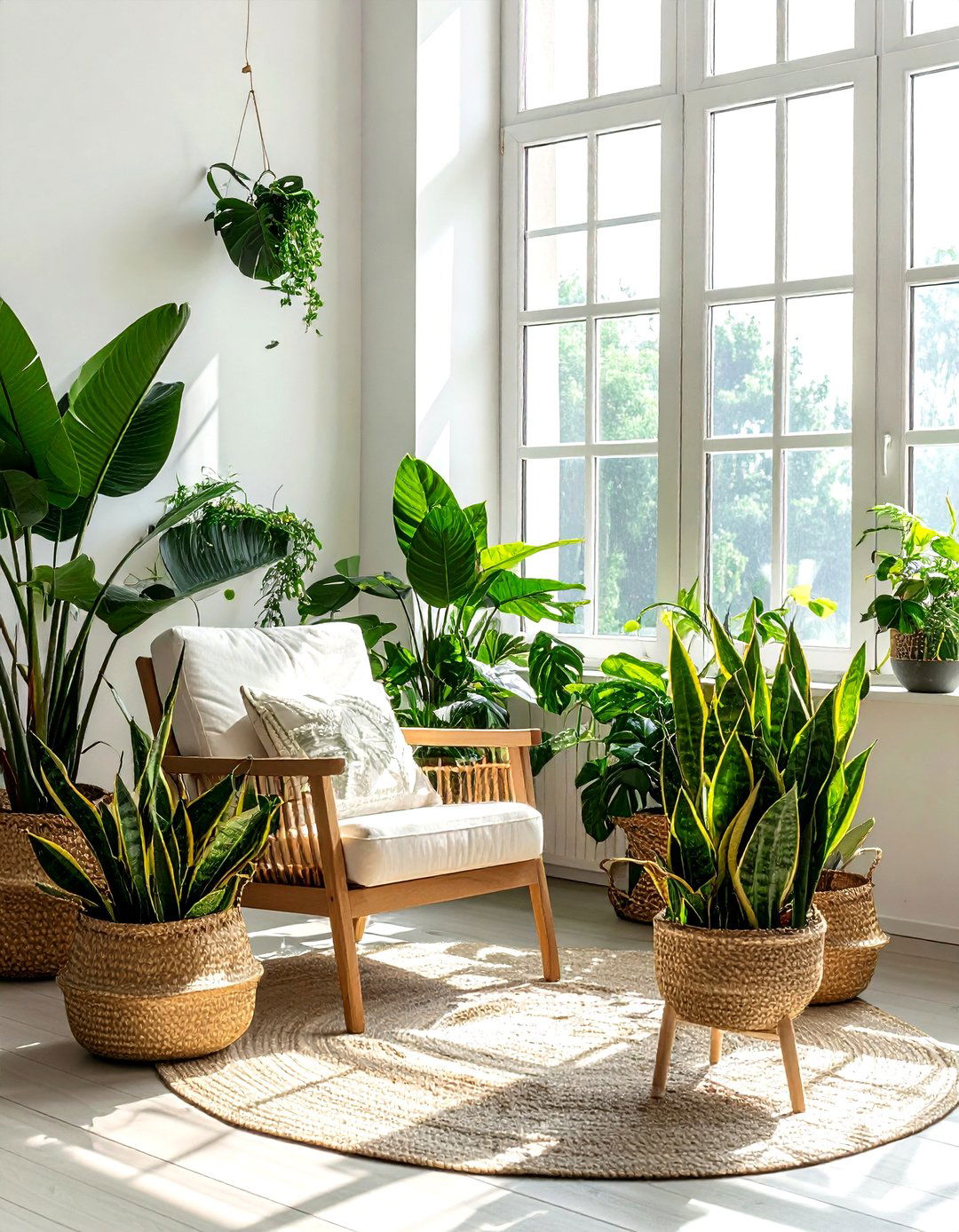 Indoor Plant Oasis - 30 bohemian home decor ideas