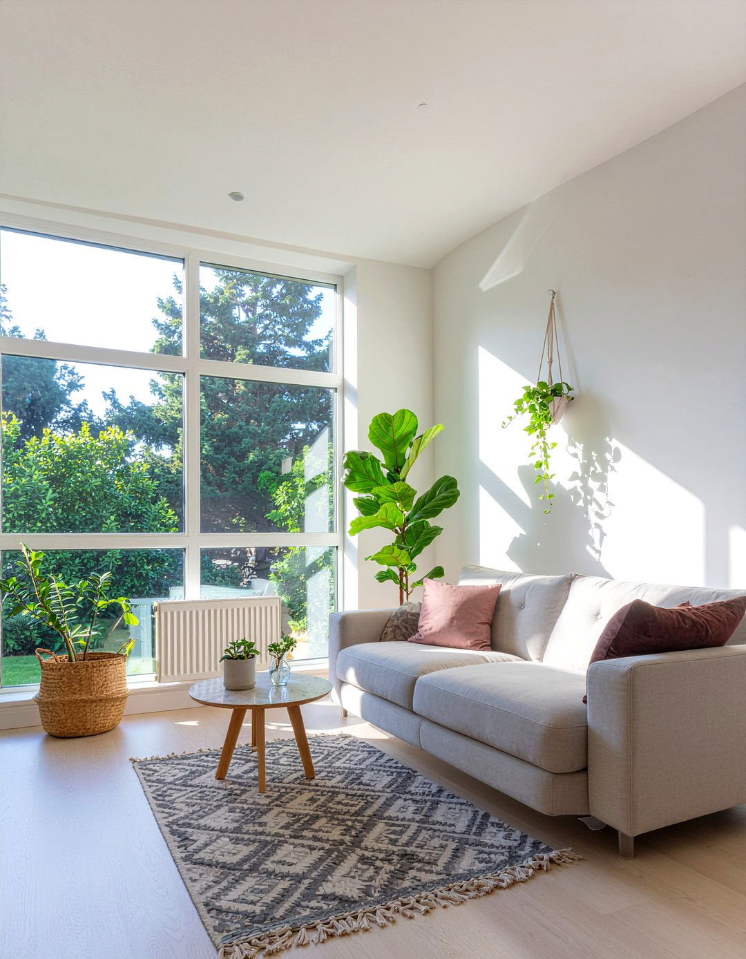 Indoor Plants - 30 cheap living room ideas