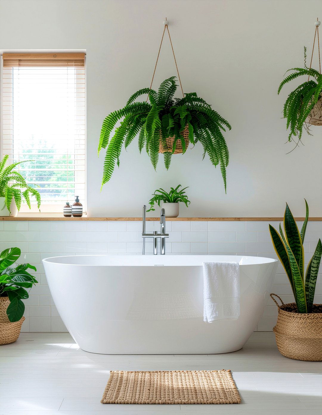 Indoor Plants Bathroom - 30 relaxing bathroom ideas