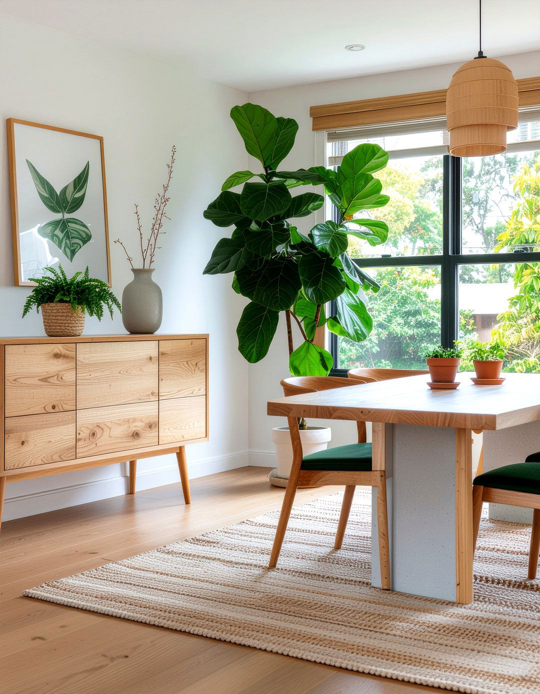 Indoor Plants Decor - 30 generational dining room ideas