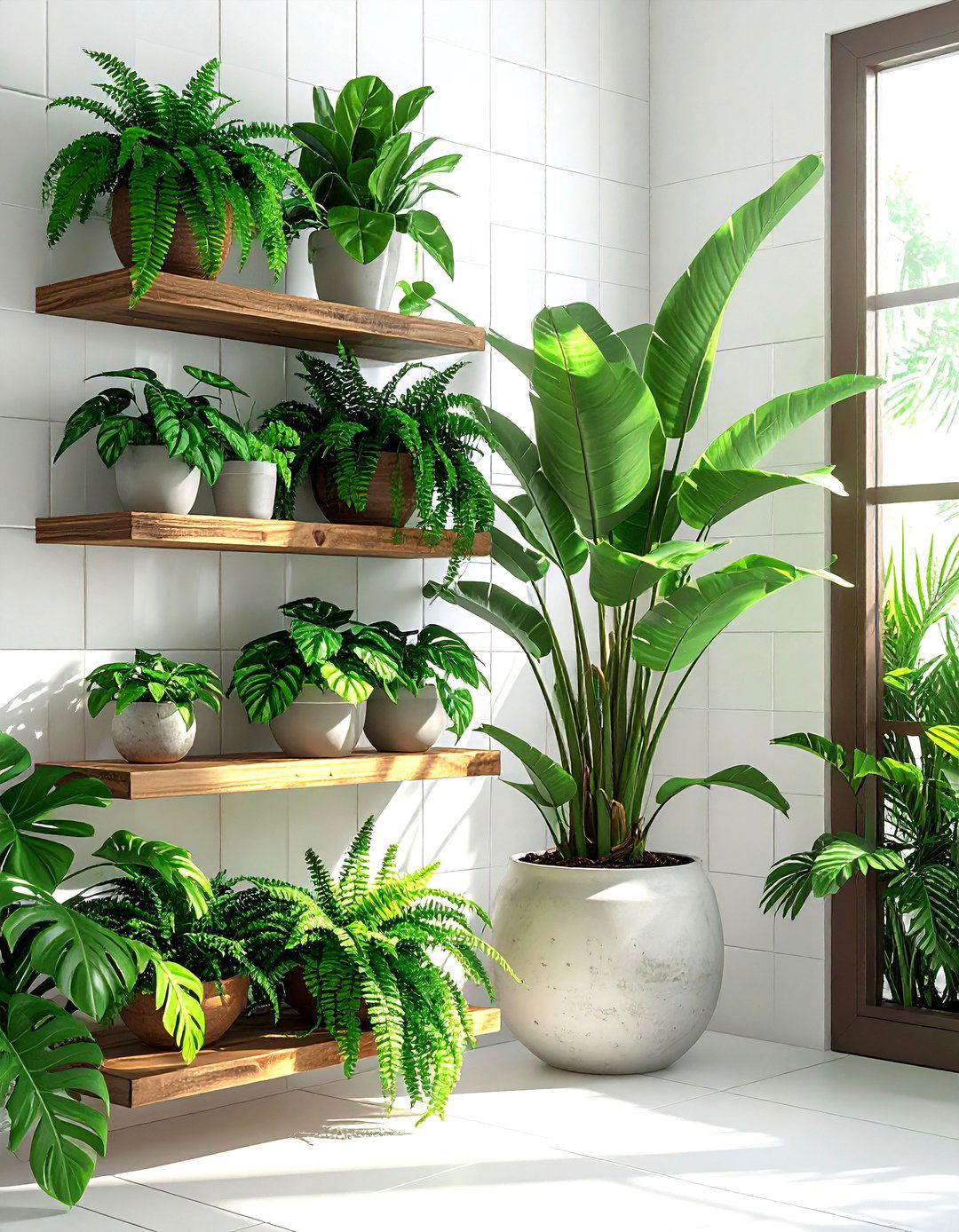 Indoor Plants For Bathroom - 30 spa-like decor ideas