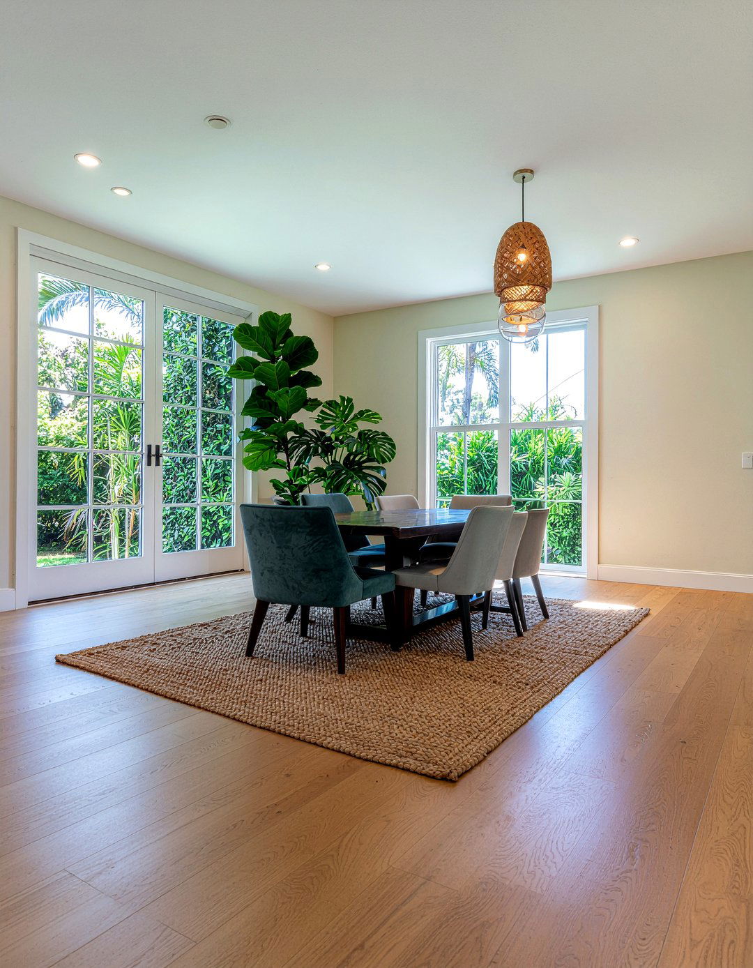 Indoor Potted Tropical Plants - 30 bungalow dining room ideas