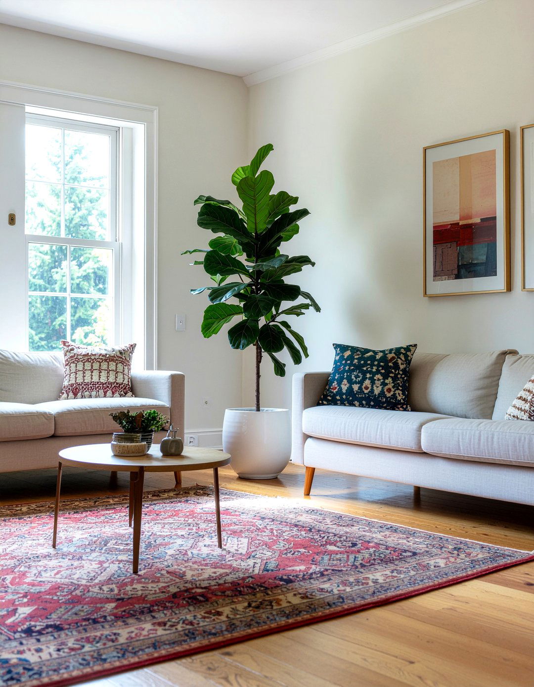 Indoor Tree In Living Room - 30 living room focal point ideas