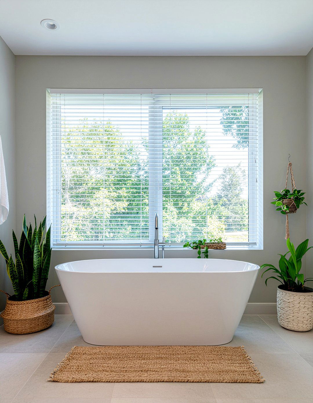 Indoor bathroom plants - 30 bathroom easy update ideas