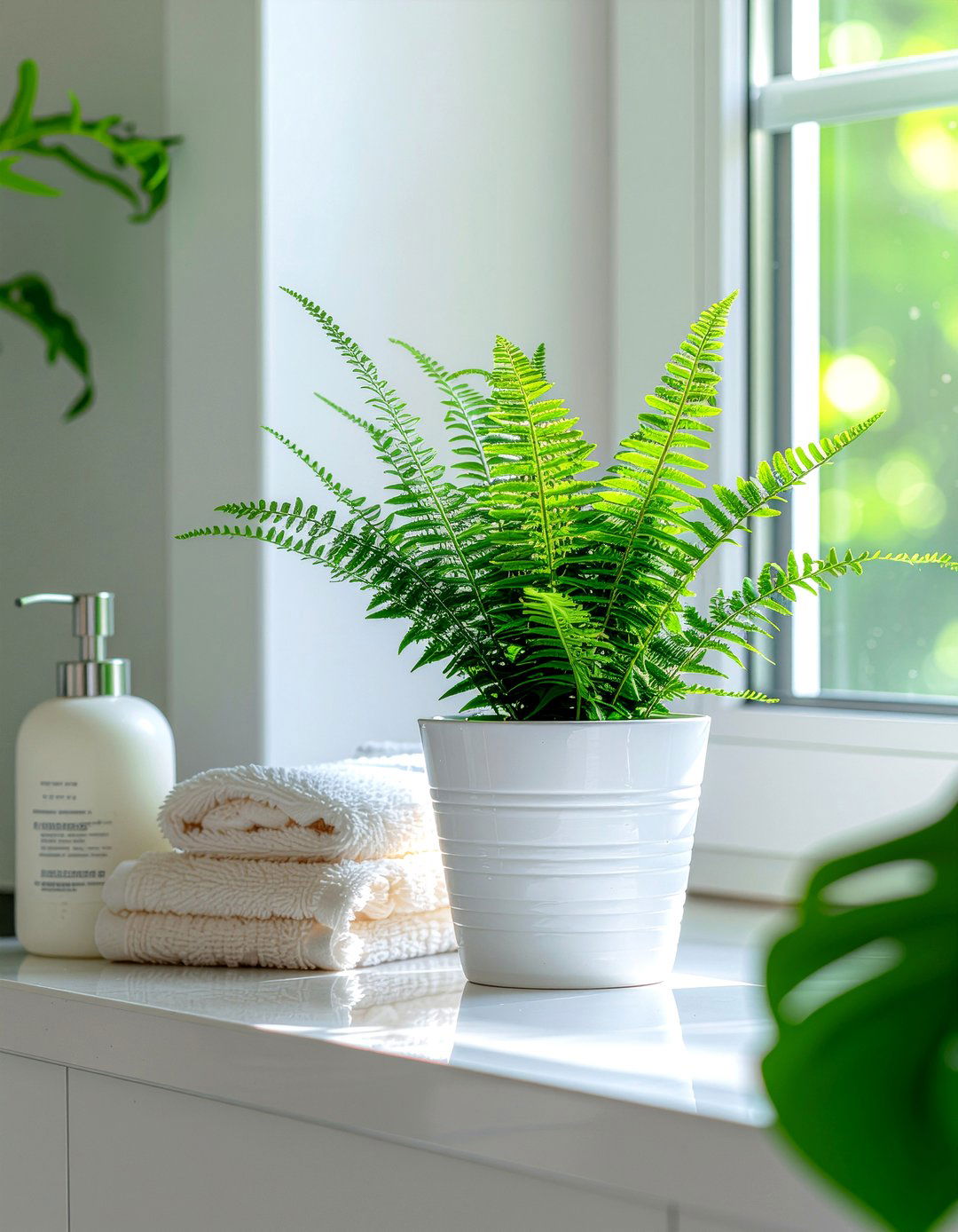 Indoor bathroom plants - 30 small bathroom ideas