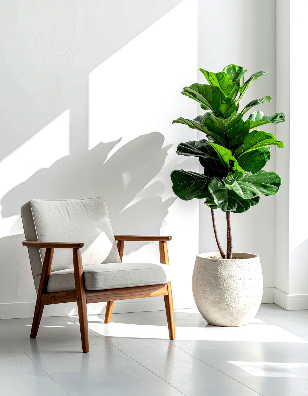 Indoor floor plant - 30 decor finishing touch ideas