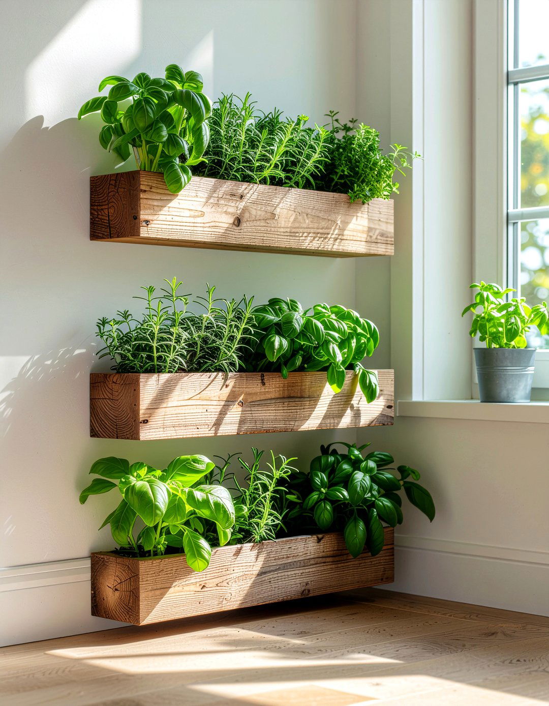 Indoor herb garden - 30 kitchen decor ideas