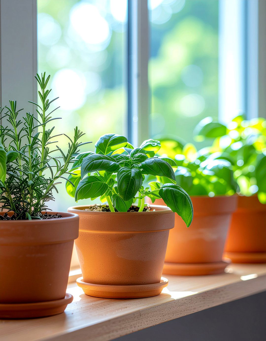 Indoor herb garden - 30 floating shelf decor ideas